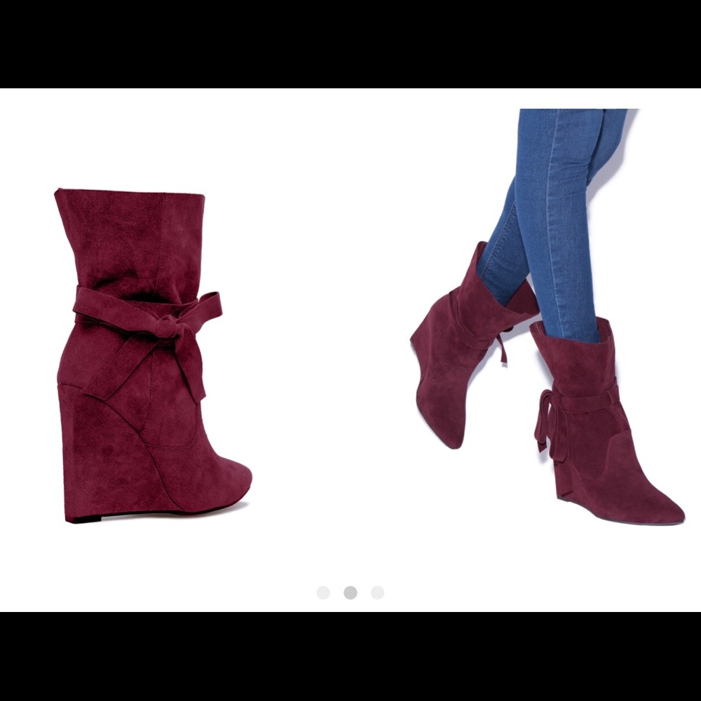 Faux Suede Booties